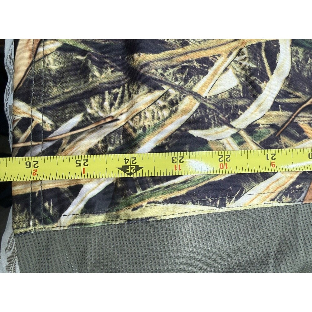 BassDash Dried Reeds Women’s UPF 50+ Camo Hoodie Shirt w Neck Gaiter FS03W 2XL - Picture 4 of 7